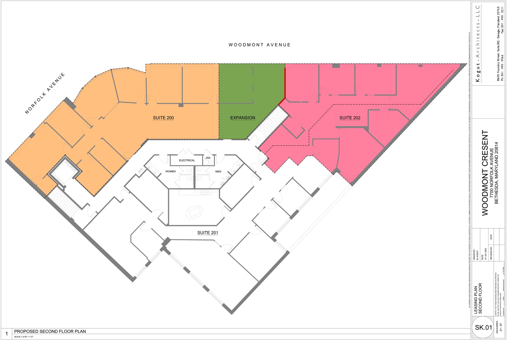 7770 Woodmont Ave, Bethesda, MD for lease Site Plan- Image 1 of 5