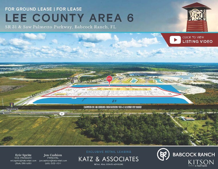 SR 31 & Palmetto Pky, Babcock Ranch, FL for lease - Building Photo - Image 1 of 2