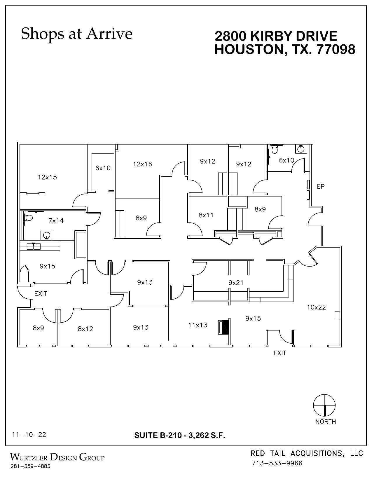 2800 Kirby Dr, Houston, TX for lease Floor Plan- Image 1 of 1