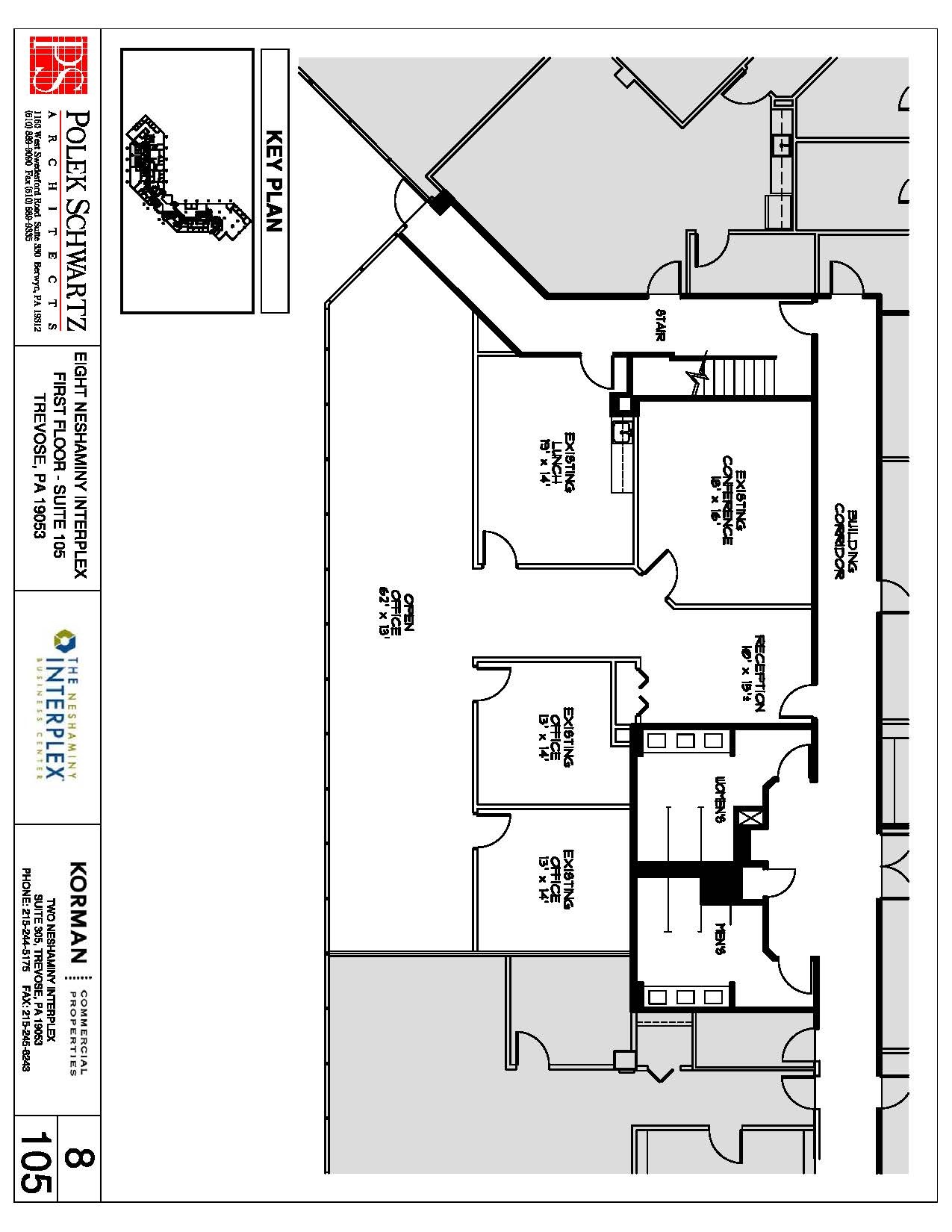 8 Neshaminy Interplex, Trevose, PA for lease Floor Plan- Image 1 of 1