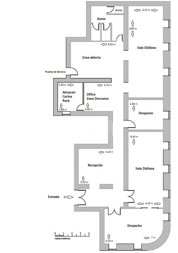 Office in Madrid, Madrid for lease Floor Plan- Image 1 of 1