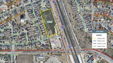 SW Loop 410 & Ray Ellison Blvd, San Antonio, TX - AERIAL  map view