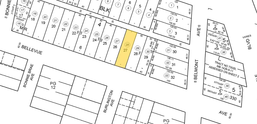 1727 Bellevue Ave, Los Angeles, CA for sale - Plat Map - Image 2 of 48
