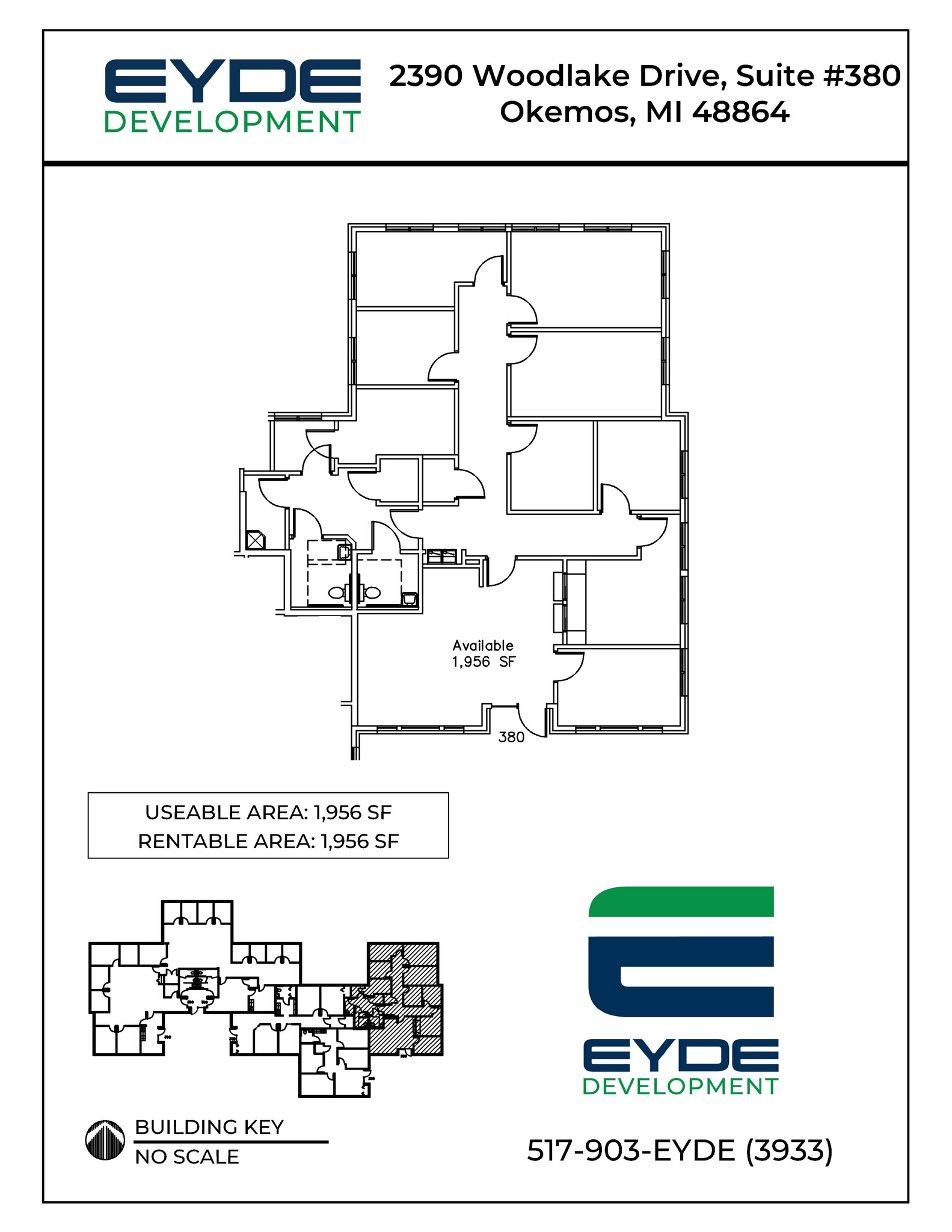 2390 Woodlake Dr, Okemos, MI for lease Site Plan- Image 1 of 1