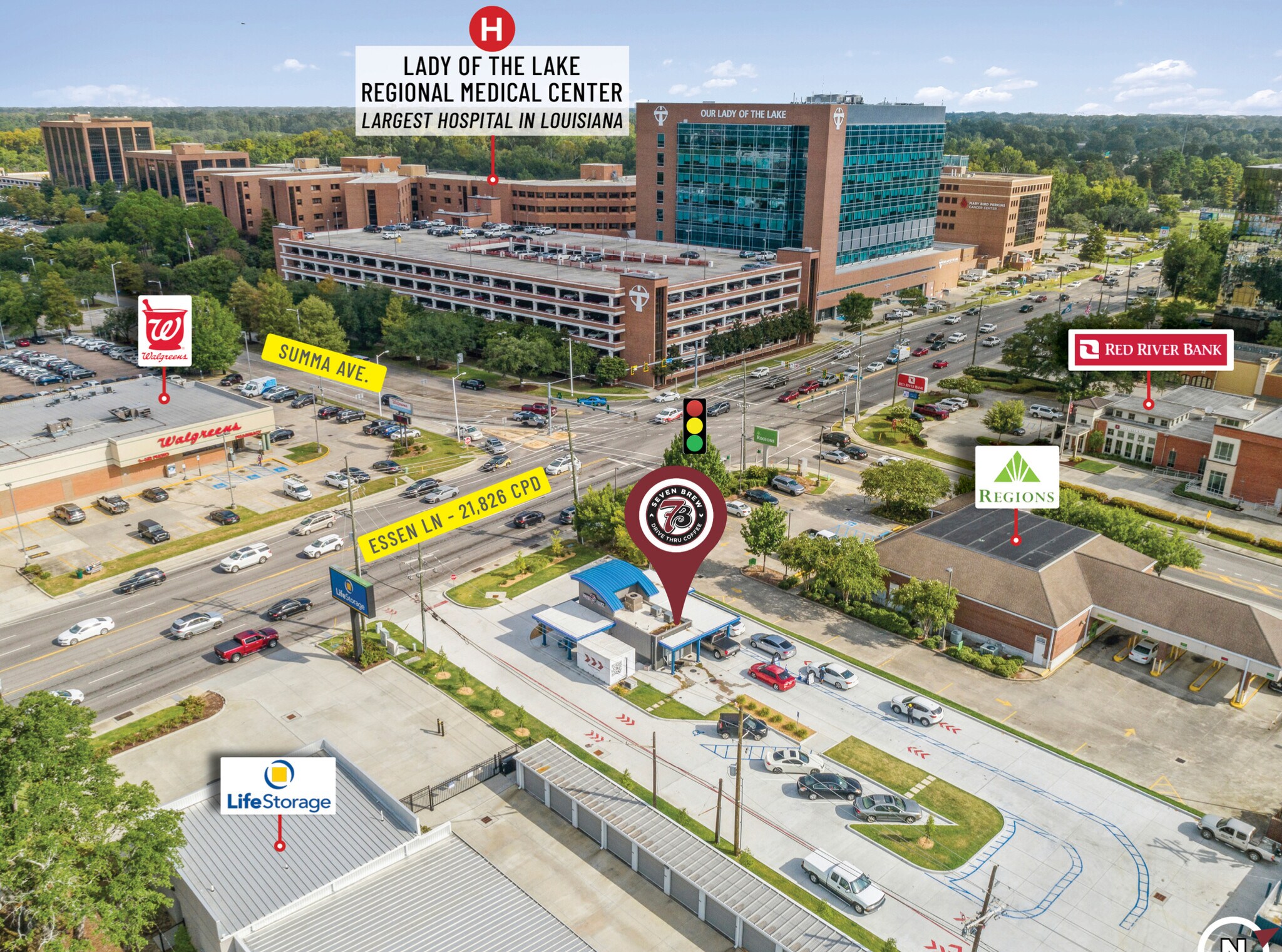 5131 Essen Ln, Baton Rouge, LA 70809 7 Brew Coffee Baton Rouge, LA