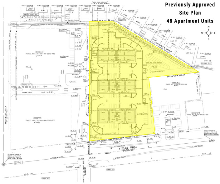 Sibley Rd, Brownstown, MI for sale - Site Plan - Image 2 of 4