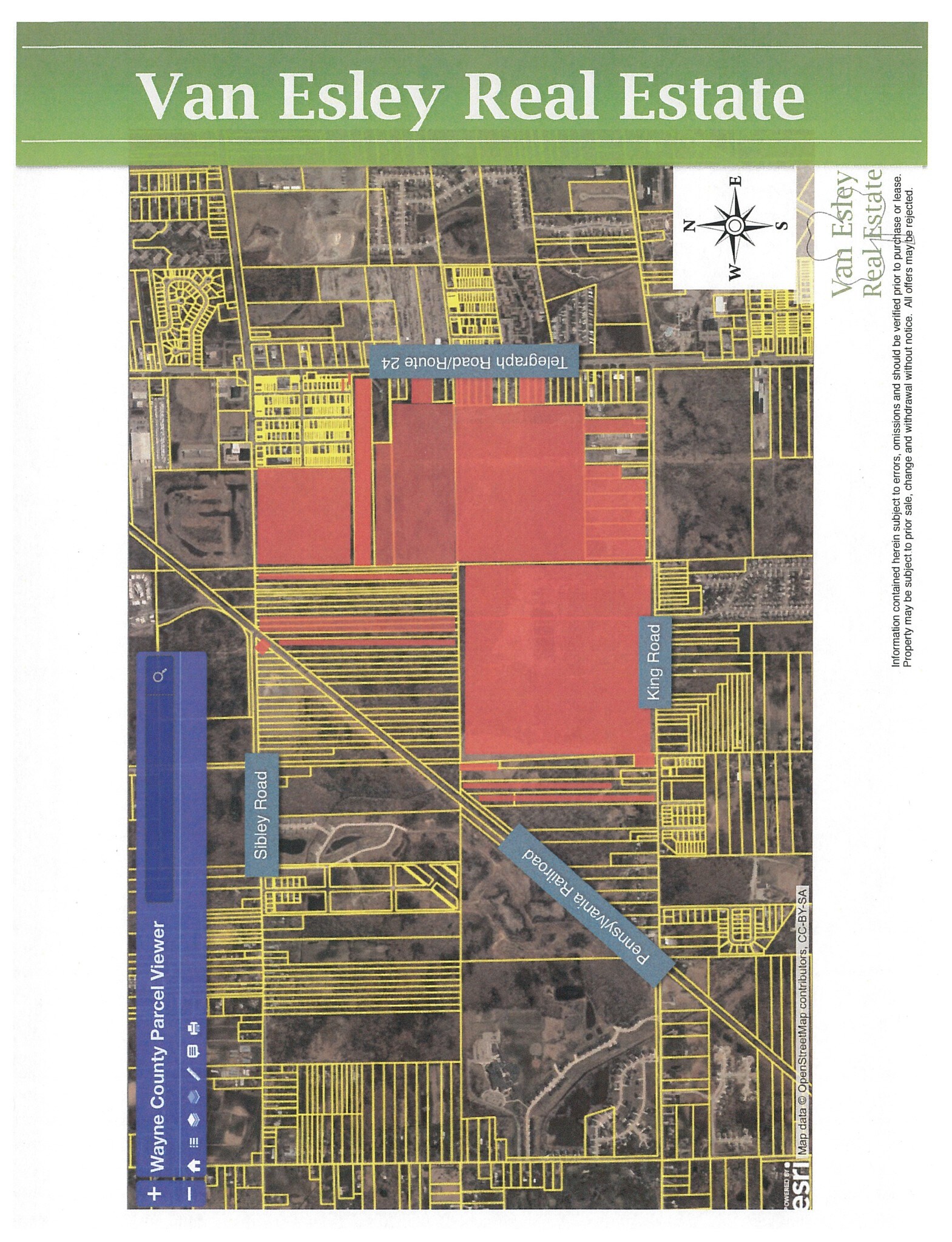 Various Telegraph Rd. & Sibley Rd. Rd, Brownstown Township, MI for sale Primary Photo- Image 1 of 1