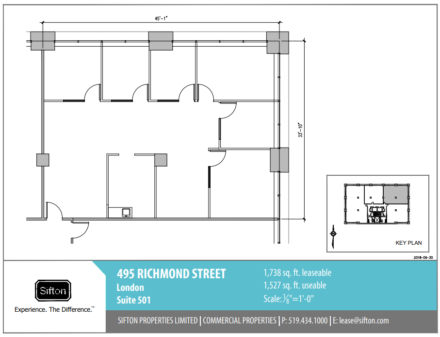 495 Richmond St, London, ON for lease Floor Plan- Image 1 of 1