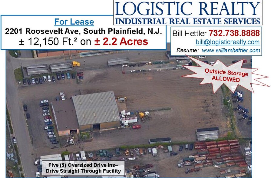 2201 Roosevelt Ave, South Plainfield, NJ for lease - Building Photo - Image 1 of 17