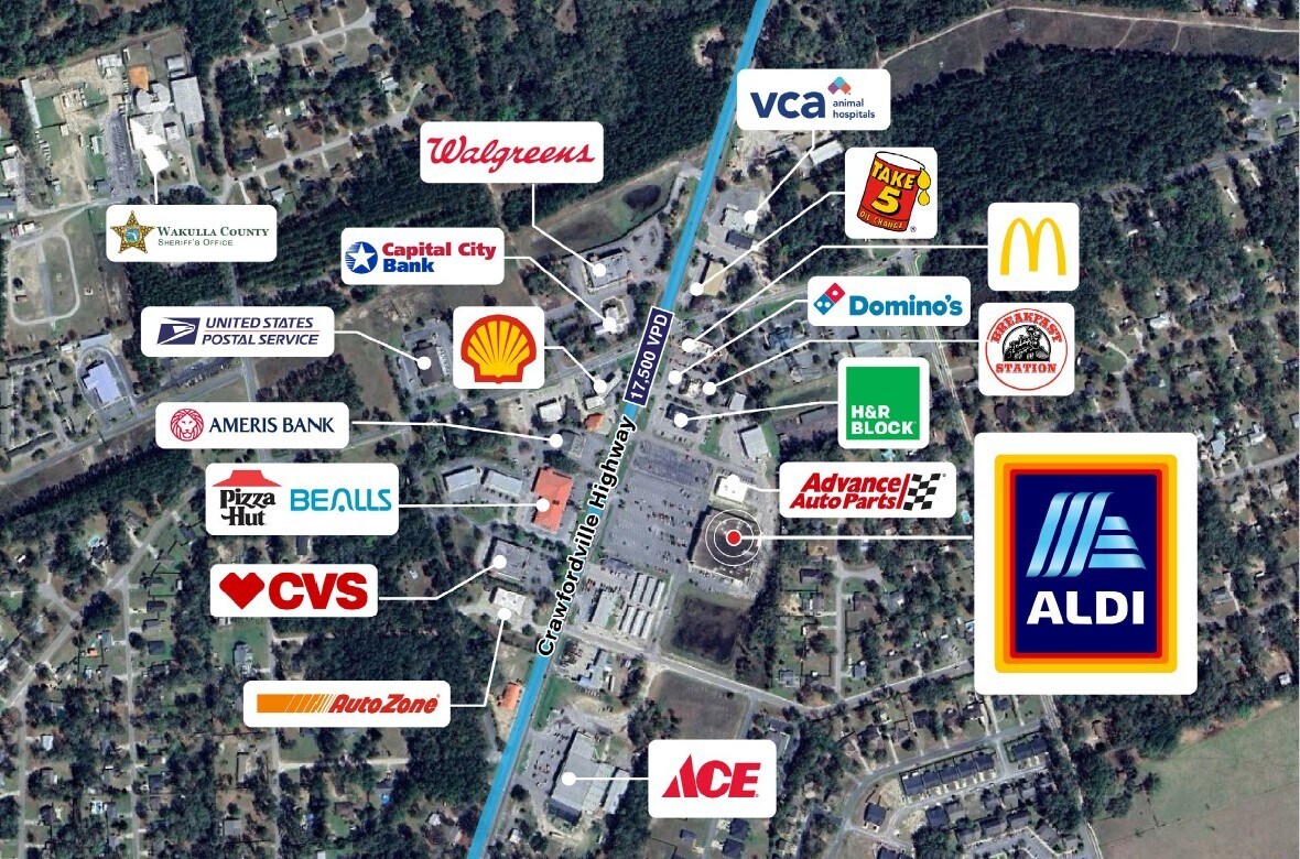2629 Crawfordville Hwy, Crawfordville, FL for lease Building Photo- Image 1 of 6