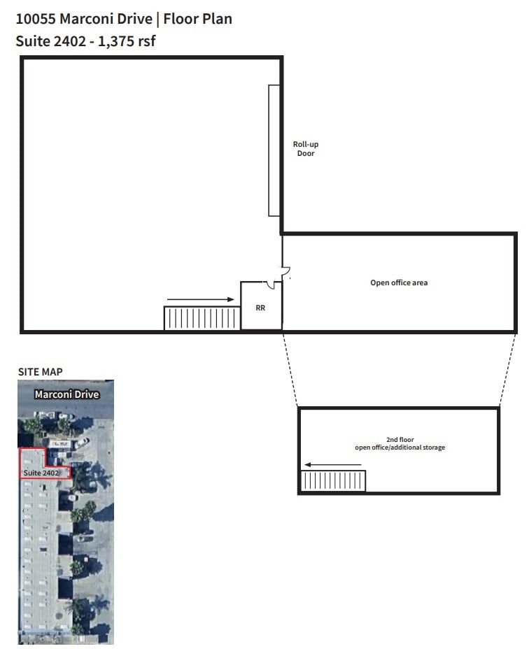 10055 Marconi Dr, San Diego, CA for lease Floor Plan- Image 1 of 1