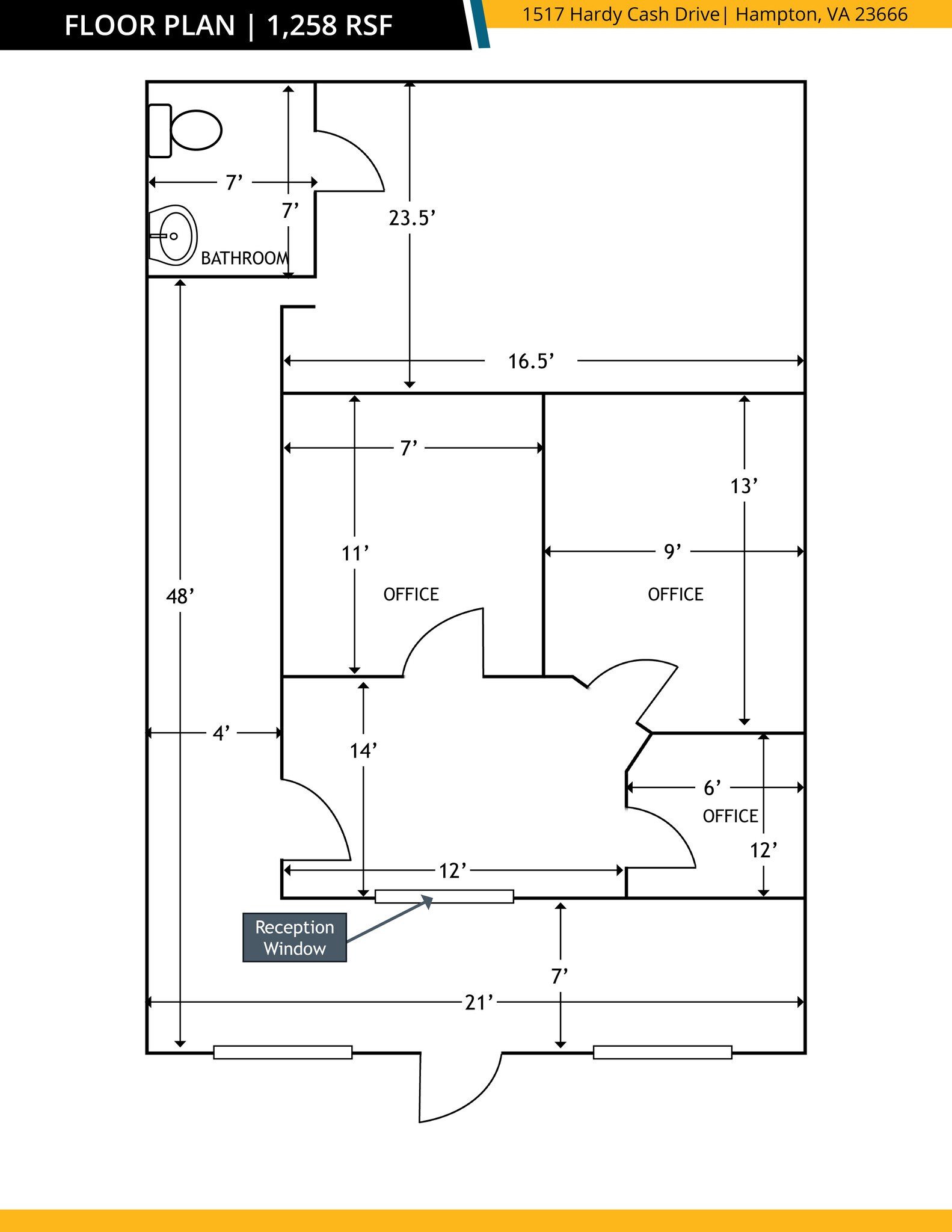 15011521 Hardy Cash Dr, Hampton, VA 23666 Executive Crossing West