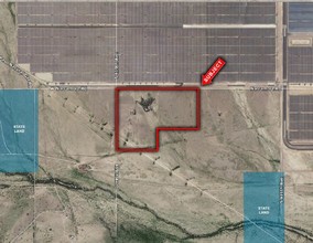 SEC Narramore Rd & 419th Ave, Buckeye, AZ - aerial  map view