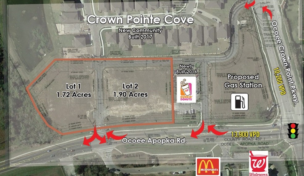 2176-2222 Ocoee Apopka Rd, Ocoee, FL for sale - Site Plan - Image 1 of 1