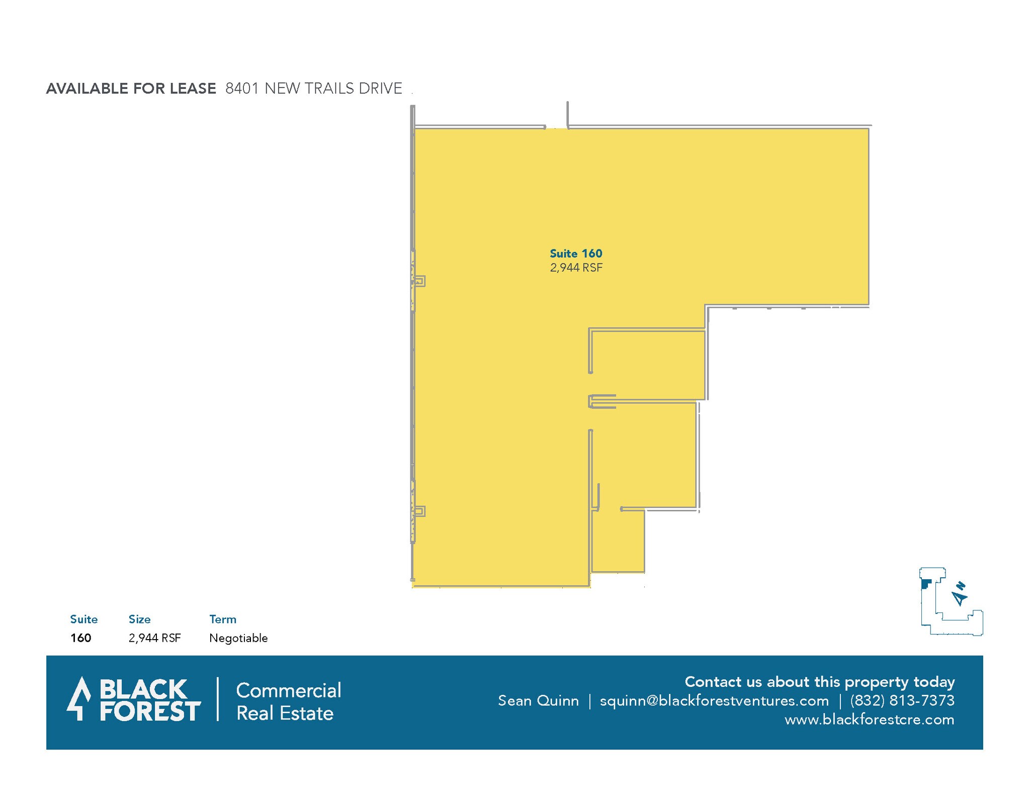 8401 New Trails Dr, The Woodlands, TX for lease Floor Plan- Image 1 of 1