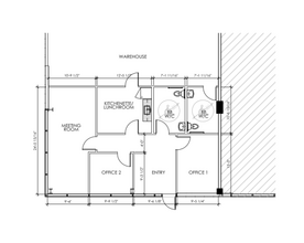 7405 108 Ave SE, Calgary, AB for lease Floor Plan- Image 1 of 1