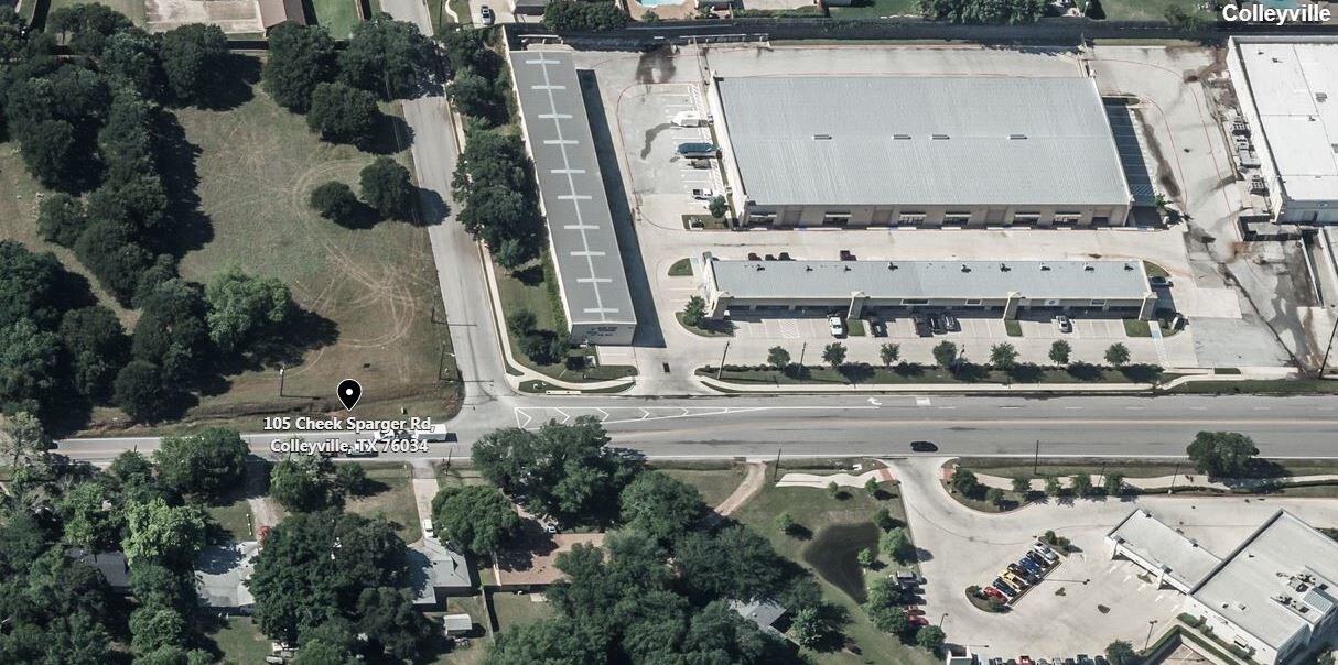 Cheek Sparger Rd & San Bar Lane, Colleyville, TX for sale Aerial- Image 1 of 1
