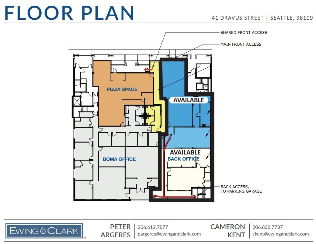 41 Dravus St, Seattle, WA for lease Floor Plan- Image 1 of 1