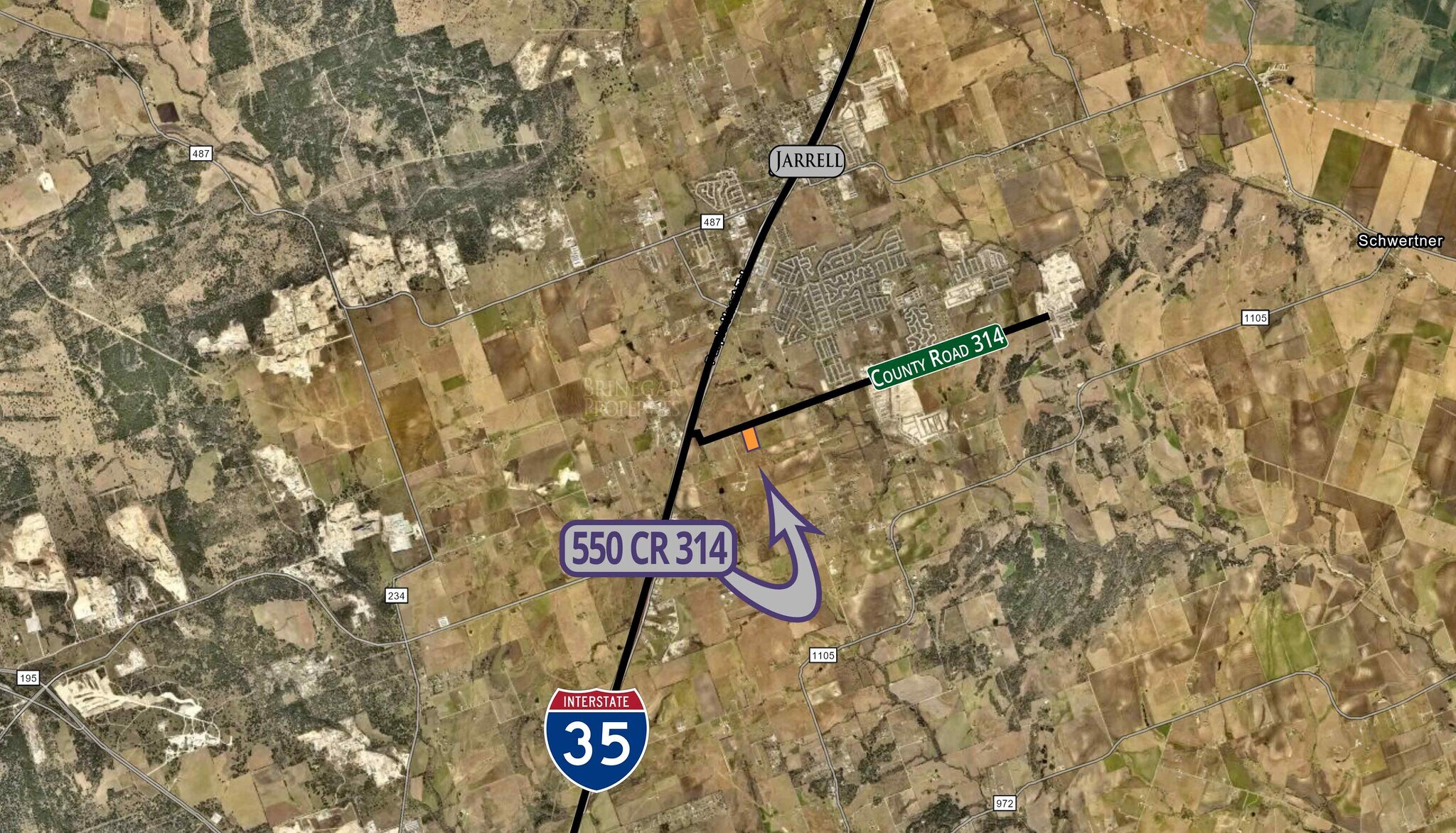 550 County Road 314, Jarrell, TX 76537 Development Site on CR 314