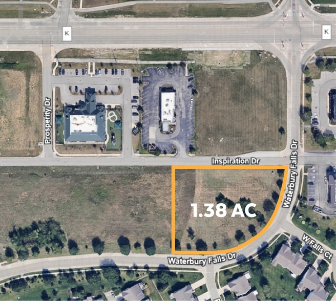 Highway K & Waterbury Dr, O'Fallon, MO for sale - Aerial - Image 1 of 3