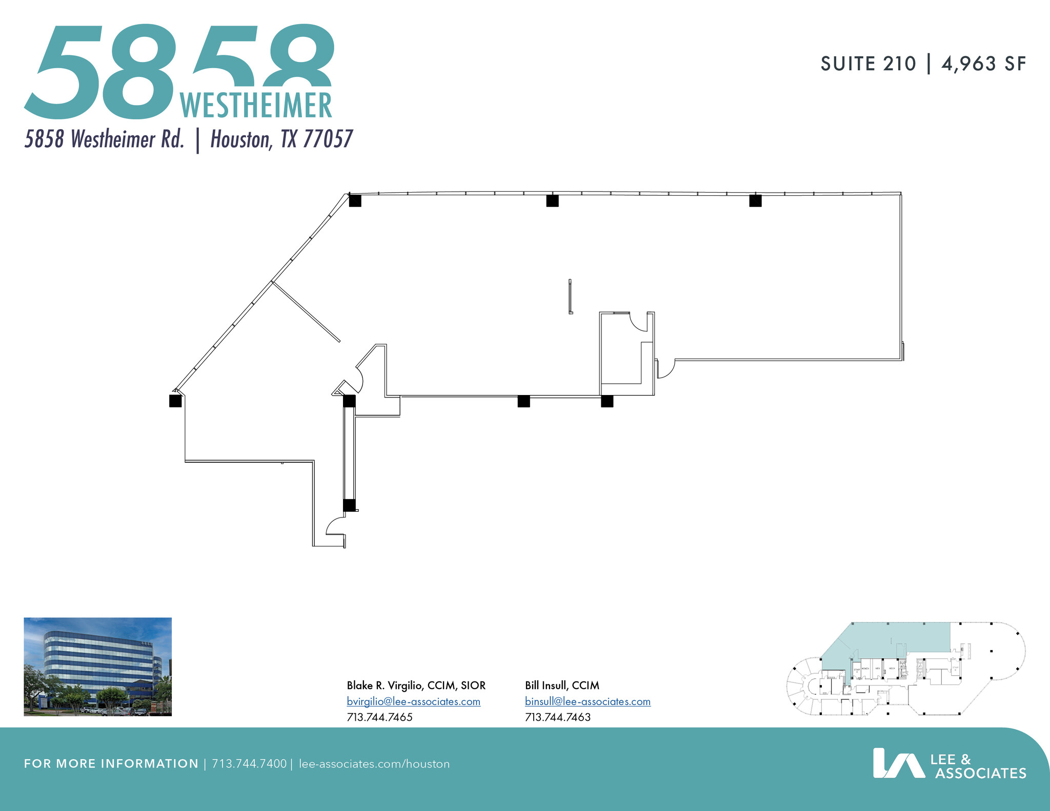 5858 Westheimer Rd, Houston, TX for lease Floor Plan- Image 1 of 1