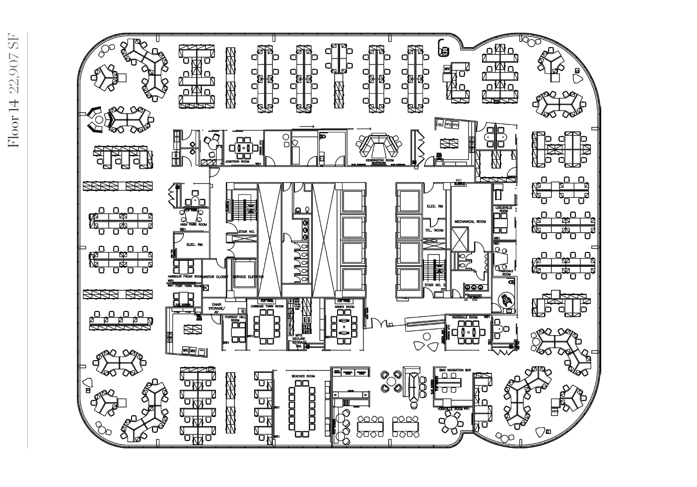 250 Yonge St, Toronto, ON for lease Floor Plan- Image 1 of 1