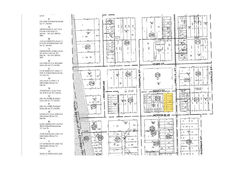 200 W Jackson Blvd, Chicago, IL for lease - Plat Map - Image 2 of 5