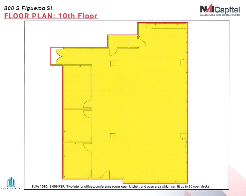 800 S Figueroa St, Los Angeles, CA for lease Floor Plan- Image 1 of 1