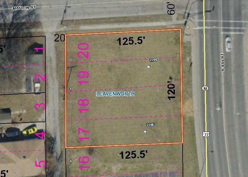 0 4th St, Leavenworth, KS for sale Aerial- Image 1 of 1