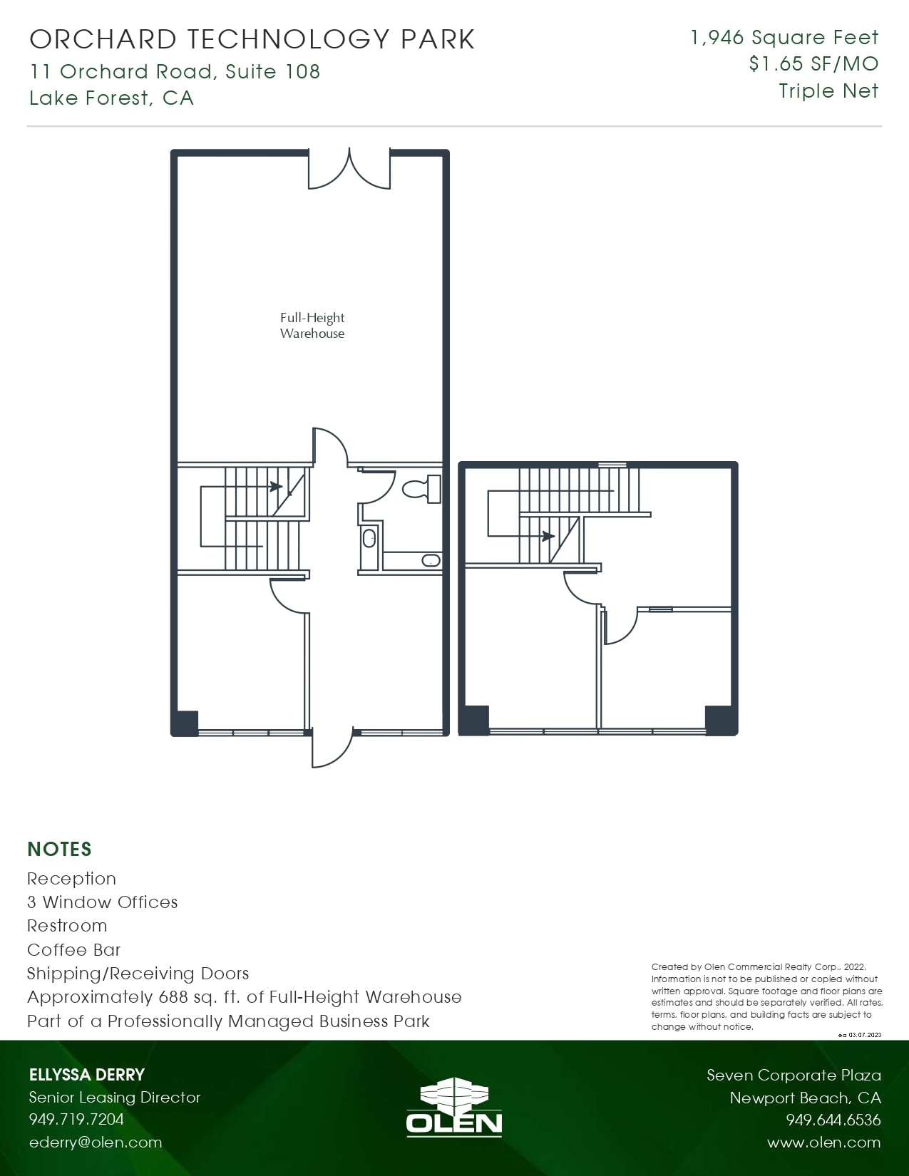 1-13 Orchard Rd, Lake Forest, CA for lease Floor Plan- Image 1 of 1