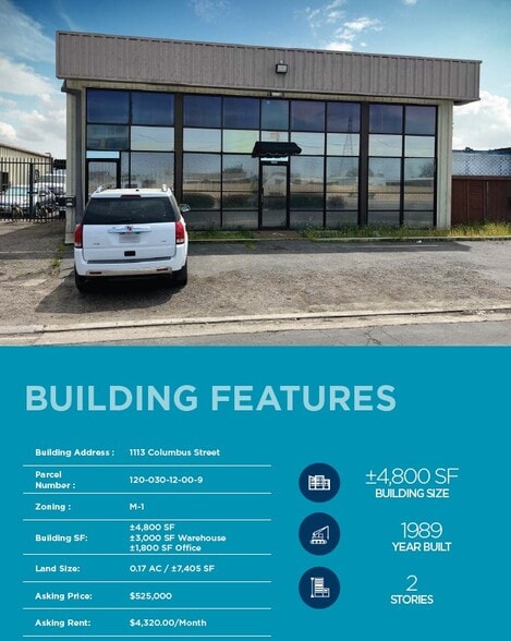 1113 W Columbus St, Bakersfield, CA for sale - Building Photo - Image 2 of 6