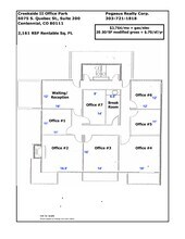 6053-6099 S Quebec St, Englewood, CO for lease Floor Plan- Image 1 of 3