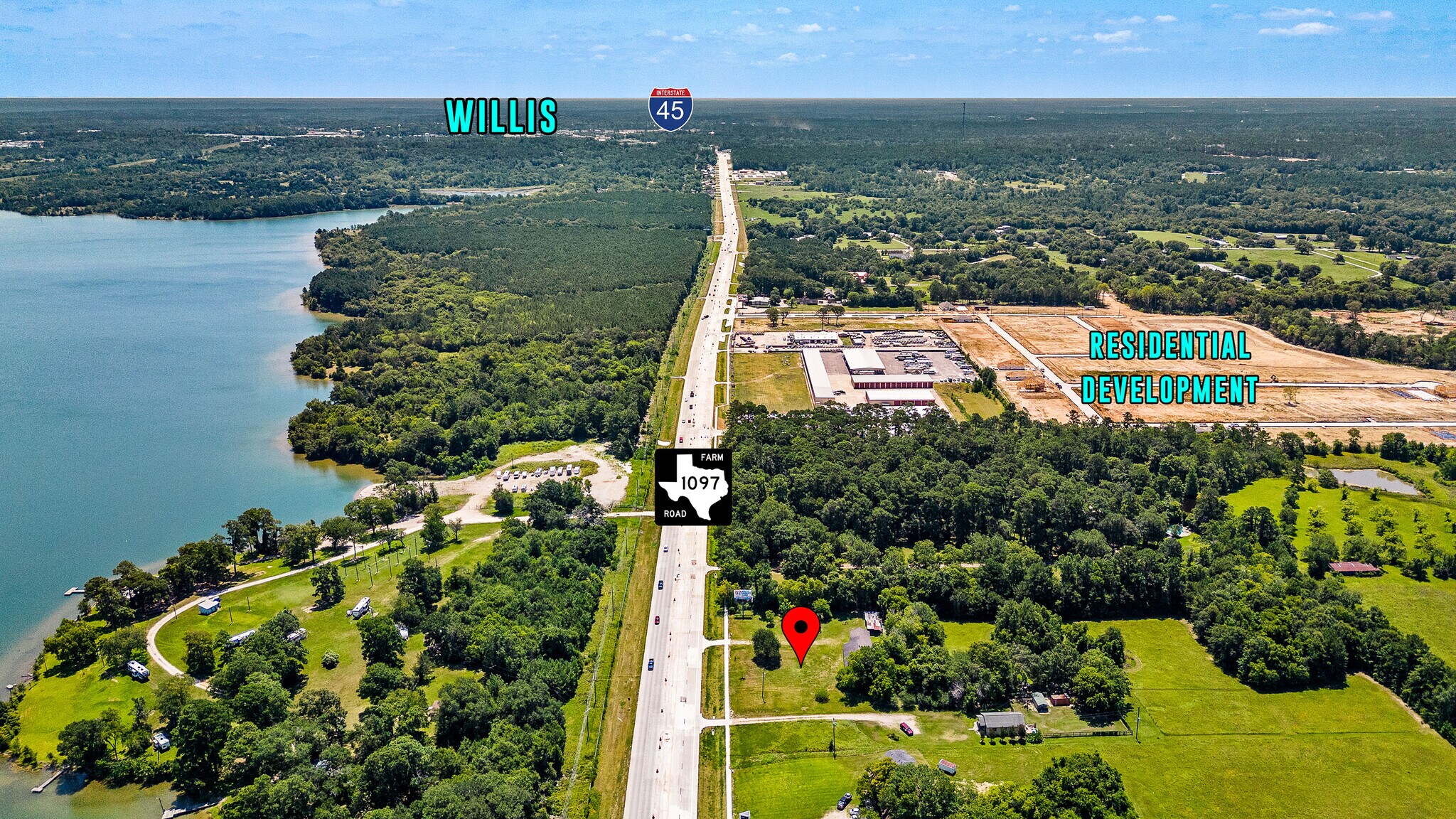 12077 FM 1097, Willis, TX 77318 Land for Sale