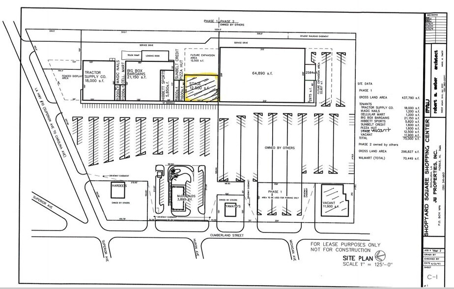 200-320 Cumberland St, Bogalusa, LA for sale - Site Plan - Image 1 of 1