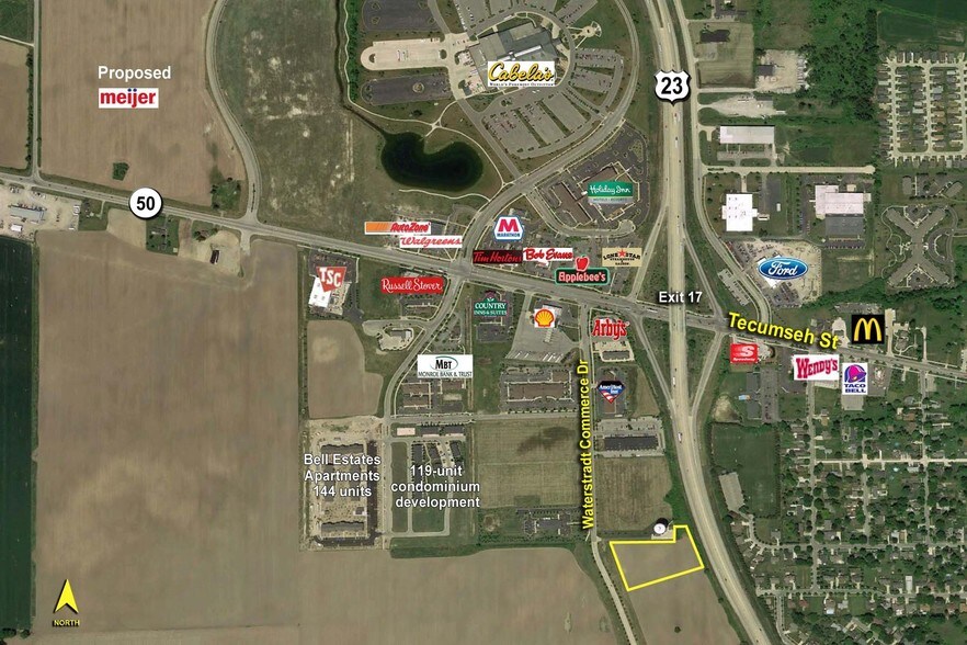 Waterstradt Commerce Dr, Dundee, MI for sale - Building Photo - Image 2 of 2