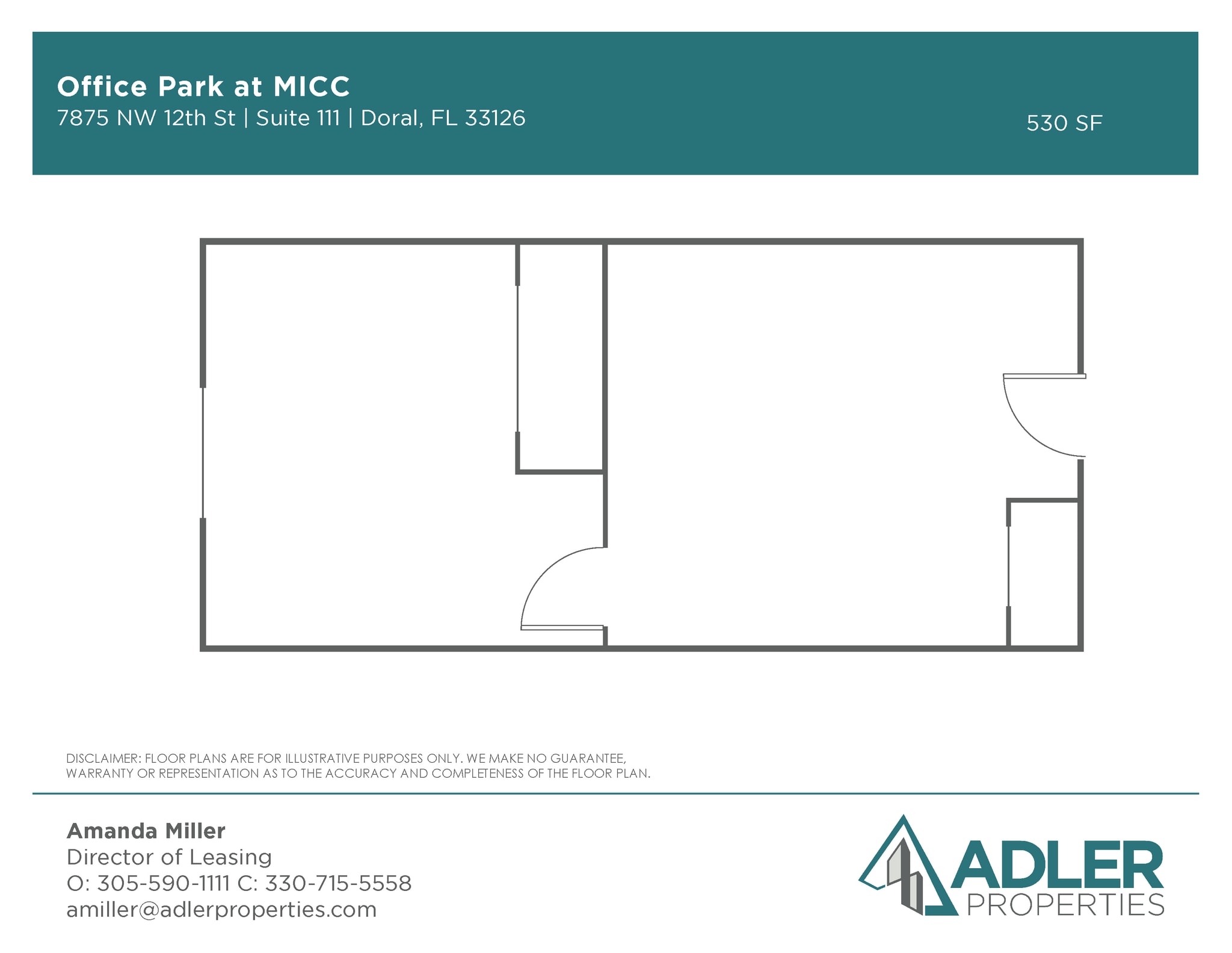 7925 NW 12th St, Doral, FL for lease Floor Plan- Image 1 of 1