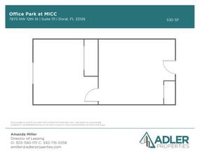 7925 NW 12th St, Doral, FL for lease Floor Plan- Image 1 of 1