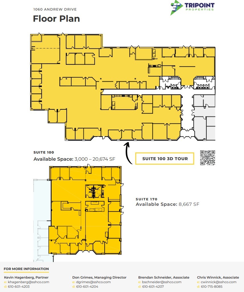 1060 Andrew Dr, West Chester, PA for lease Floor Plan- Image 1 of 1