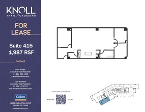 15400 Knoll Trail Dr, Dallas, TX for lease Floor Plan- Image 1 of 2