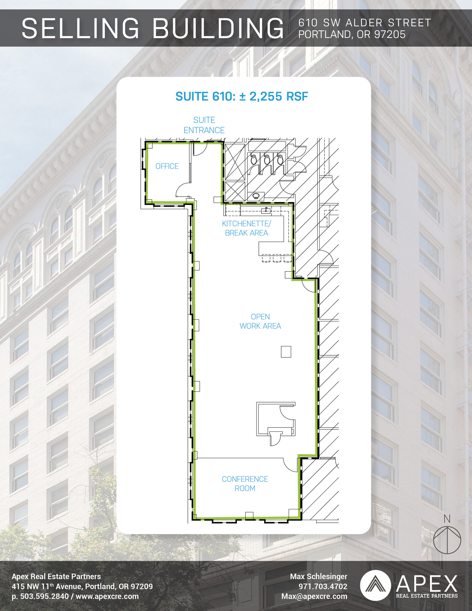 610 SW Alder St, Portland, OR for lease Floor Plan- Image 1 of 1