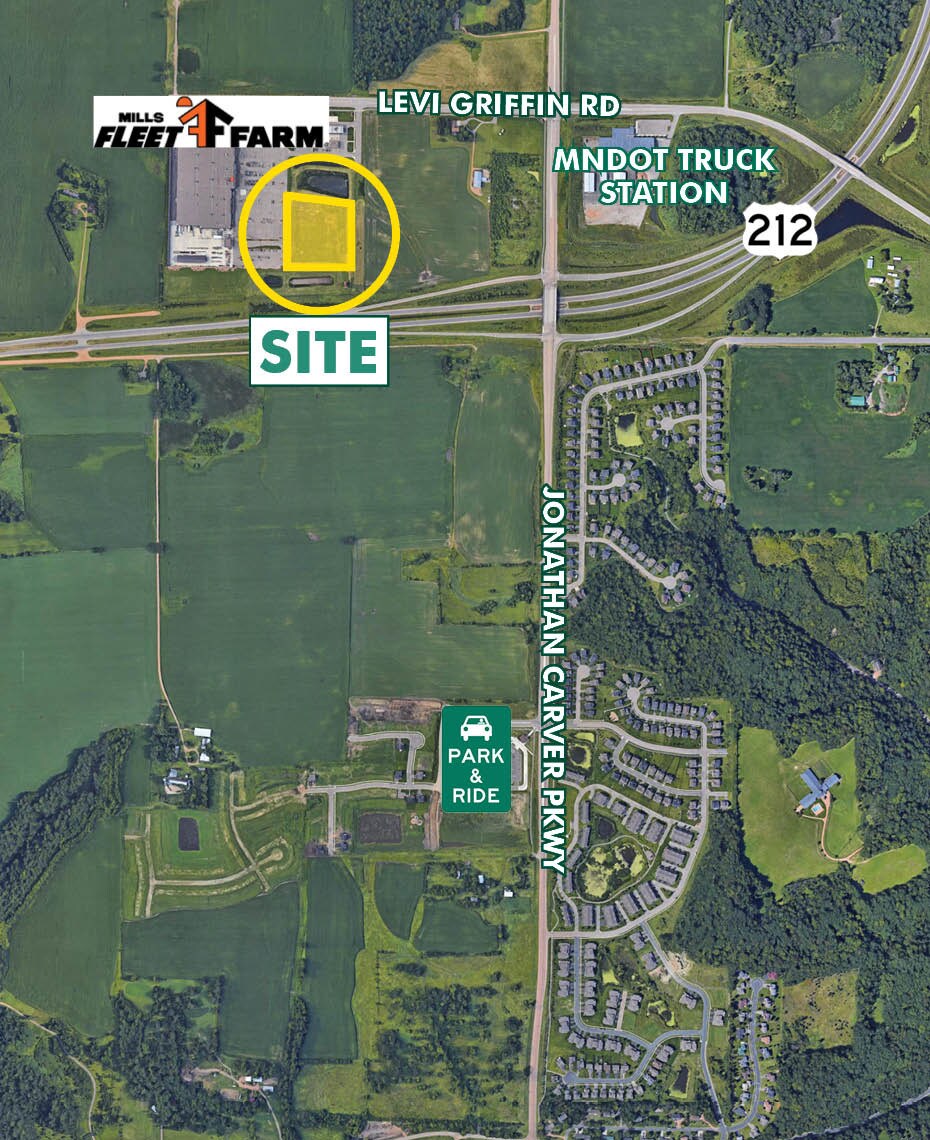 Levi Griffin Rd, Carver, MN for sale Aerial- Image 1 of 1