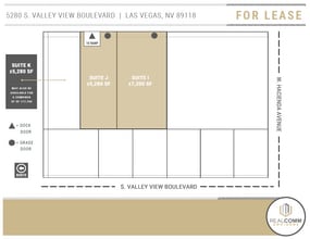 5280 S Valley View Blvd, Las Vegas, NV for lease Site Plan- Image 2 of 5