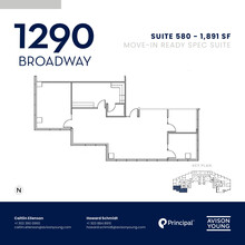 1290 Broadway, Denver, CO for lease Floor Plan- Image 1 of 1