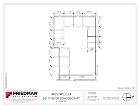 36133-36139 Schoolcraft Rd, Livonia, MI for lease Floor Plan- Image 1 of 2