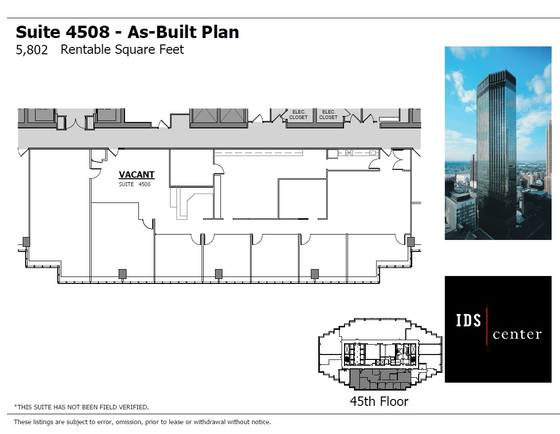 80 S 8th St, Minneapolis, MN for lease Floor Plan- Image 1 of 1