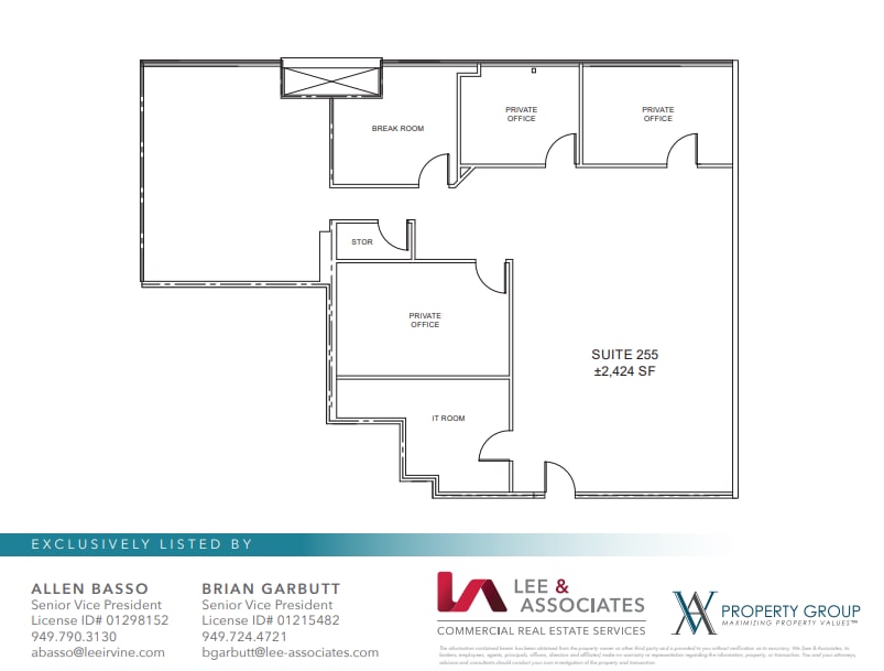 2755 Bristol St, Costa Mesa, CA for lease Floor Plan- Image 1 of 1