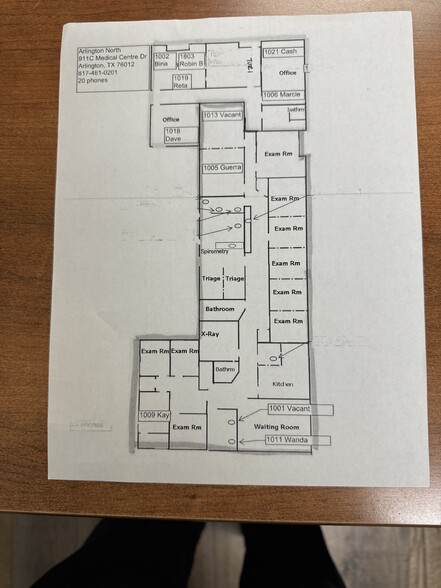 911 Medical Centre Dr, Arlington, TX for lease - Floor Plan - Image 2 of 23