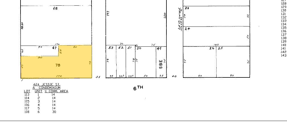 995 Market St, San Francisco, CA for lease Plat Map- Image 1 of 2