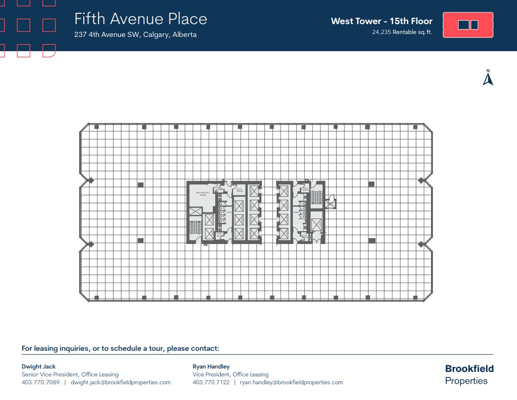 237 4th Ave SW, Calgary, AB for lease Floor Plan- Image 1 of 1
