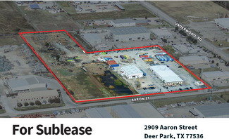 More details for 2909 Aaron St, Deer Park, TX - Industrial for Lease